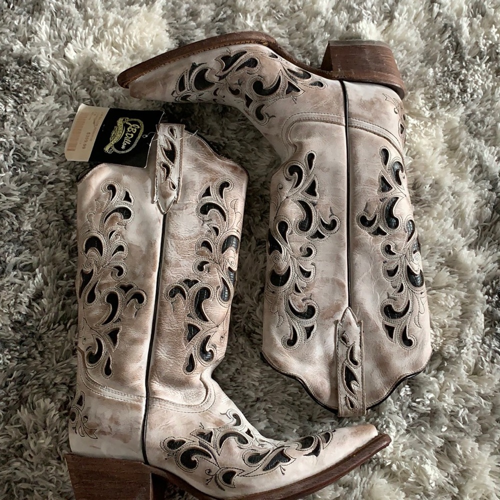 JB Dillion women’s cowboy boots 7 NWT - Picture 1 of 6
